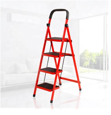 China Niceway Folding Ladders Four Steps 10 Meters Ladder Folding Stepstools Iron Folding Ladder for sale