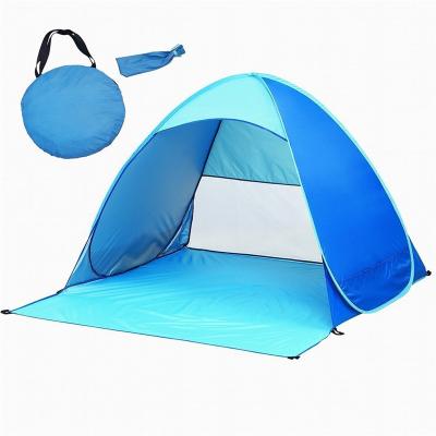 China Foldable Lightweight Outdoor Fiberglass Backpacking Large Family Waterproof Folding Military Automatic Pop Up Beach Hiking Camping Tent for sale
