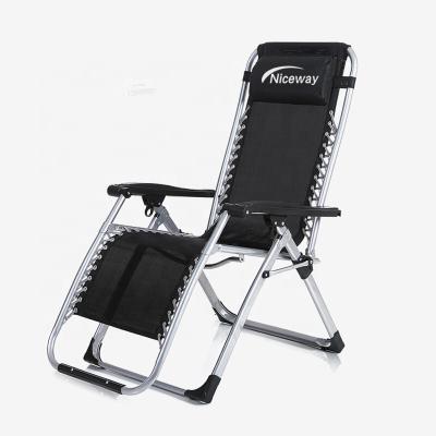 China Foldable Chair Armrest Weightless Recliner Beach Lounger Sun Lounger for sale