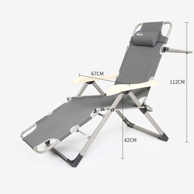 China 2018 Fashion Aluminum Outdoor Collapsible Recliner Chairs Foldable Camping &Beach Lounge for sale