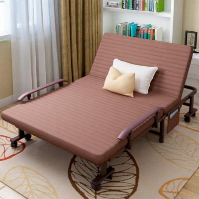 China Luxury Foldable Guest Sofa Bed Furniture Comfortable Metal Extra Folding Sofa Bed for sale