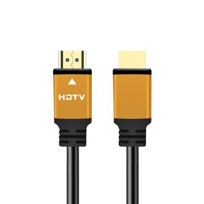 China Camera Certified HD Ultra High Speed ​​3D Cable 4K@120Hz 30Gbps Golden Cable For PS3 With Ethernet for sale