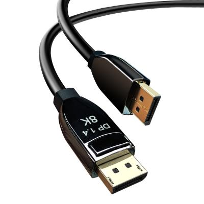 China Camera High Quality 24K Gold Plated 8K Metal Display Left DP 1.4V Cable For TV for sale