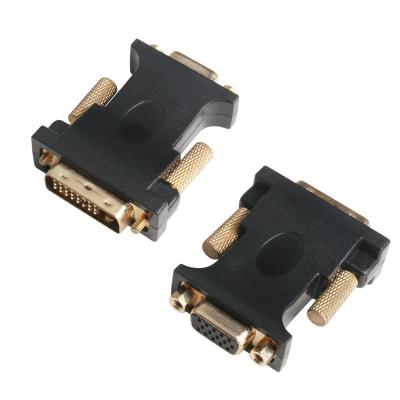 China Camera DVI-D to VGA Adapter DVI 24+1 / 24+5 PIN Male to VGA 15 PIN Female Adapter Converter for sale