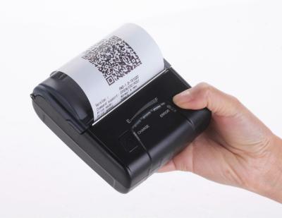 China IOS Black and White Portable Handheld Mobile Phone Android Mini Thermal Ticket Printer 80mm for sale