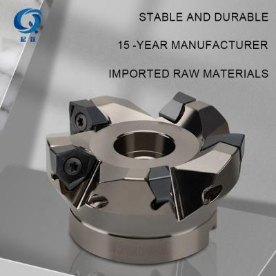 China 90 Degree MFWN90 Face Milling Cutter Square Shoulder Milling Cutter Carbide Blade WNMU080608 High Speed ​​STEEL Roughing Big Head for sale