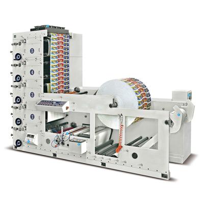 China Factory Hot Sale High Quality Multi Color Multi Color Sticker Automaticflexo Plastic Printing Machine for sale