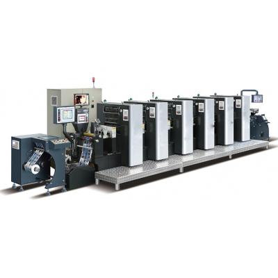 China Factory PE Films Flexo Graphic Label Small Flexo Printing Machine 4 Color for sale