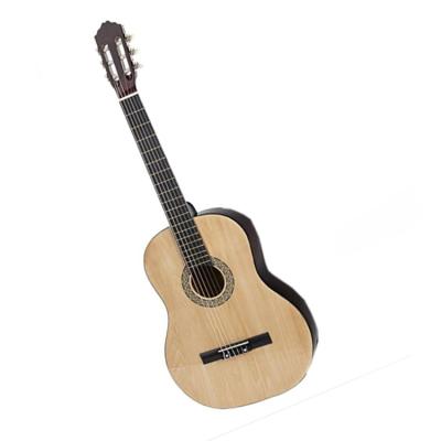 China Hot Sale BASSWOOD PLYWOOD Nylon String Guitar 39inch 4/4 Classical Guitar For Beginner for sale