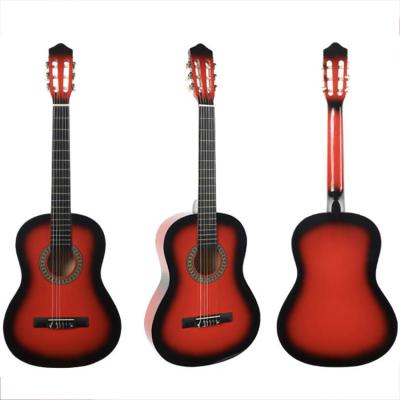 China BASSWOOD PLYWOOD Hot Sale Nylon POLISHED Guitar Manufacturer 39inch 4/4 Classical Guitar for sale