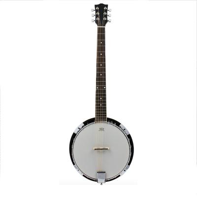 China Maple Amazon hotsell 6 string banjo with 24 brackets and open back for sale