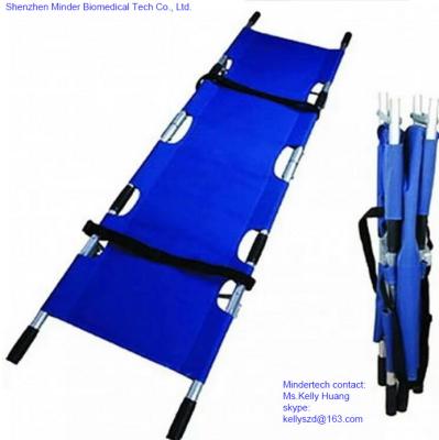 China Wholesale Portable Thickened Cheap Adult Metal Medical Emergency Folding Stretcher Stair Stretcher for sale