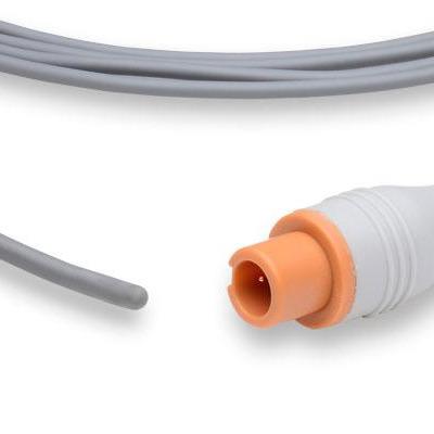 China Compatible TPU YSI Nellcor Male Connector 502-0400-2 Temperature Cable Adapter for sale