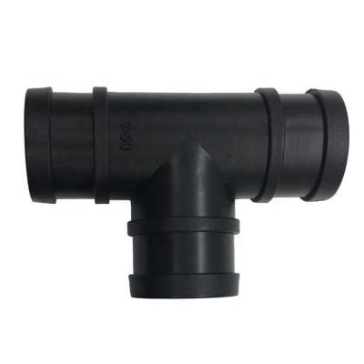 China Plastic Agriculture Farmland Irrigation System Hose Fitting Connectors 50mm T Connector For Agriculture Irrigation for sale