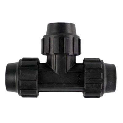 China Wholesale High Quality Easy Installation PP Connector Quick Connector HDPE Compression Fittings Compression Fitting For Water Supply for sale