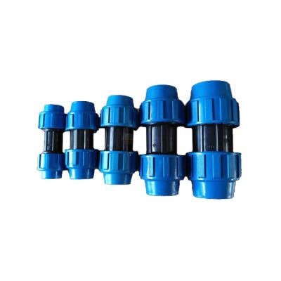 China PE Pipe Pn16 PP Compression Fitting Quick Connector For HDPE Pipe for sale