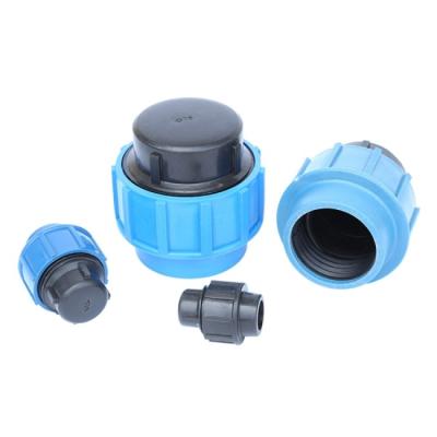 China PE Pipe Irrigation Hose Fitting Pipe Fit Quick Connect Compression Fittings for sale