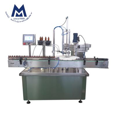 China Full automatic 5-50ml piston 5-50ml head essential oil production machine 2 bottle essential liquid filling line of products for sale