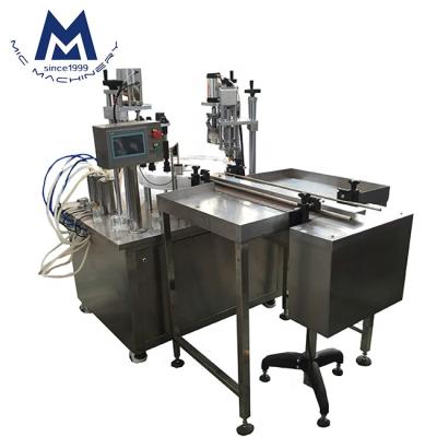 China Beverage Micmachinery Vacuum Filling Heads MIC-PF30 20ml Small Perfume Bottle Filling Sealing Machine for sale