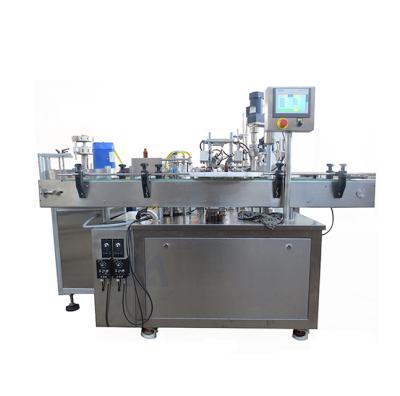 China Fully Automatic Food Liquid Dropper Bottle Eye Sealing Filling For Small And Capping Machine With Conveyor Belt for sale