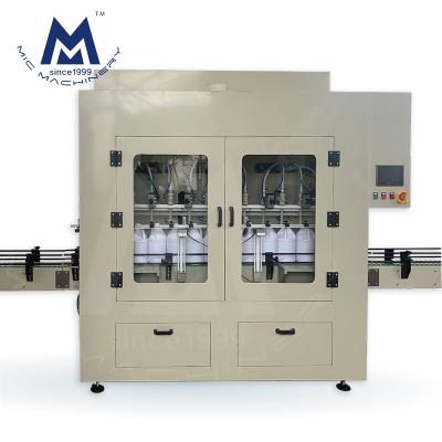 China Automatic Anticorrosive Acid Liquid Bleach Vinegar Disinfection Beverage Filling Bottling Machine 12 Heads for sale