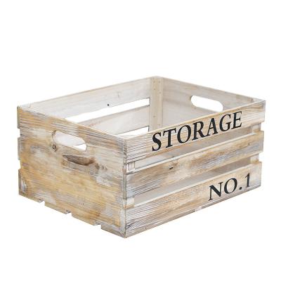 China Various Good Quality Eco - Friendly Eco - Friendly Storage Sets Wooden Milk Crates for sale