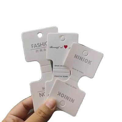 China Recycled Materials Custom Printed Paper Packaging Card With Logo Hair Clip Accessories Show Card For Hair Band for sale