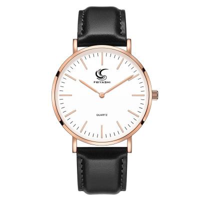 China Sapphire Glass Classic Quartz Movement Fashion Trend Style Waterproof Slim Dial Watch Unisex Quartz Watch for sale