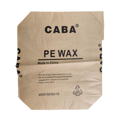 China Recycled Materials 25kg 50kg Block 3 Ply Kraft Paper Bottom Multi-Walled Valve Bag For Cement Chemicals Activated Carbon for sale