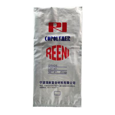 China Custom Printing 20Kg 25Kg Food Heat Seal Aluminum Foil Packaging Bag For Food Chemicals Animal Feed for sale