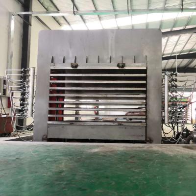 China Professional Building Material Shops Hot Press Machine For Composite Wood Boards for sale