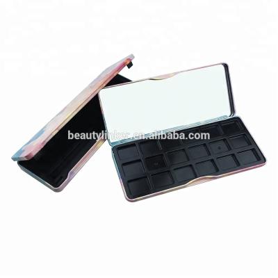 China Recyclable Make Your Own Empty Magnetic Iron Eyeshadow Case for sale