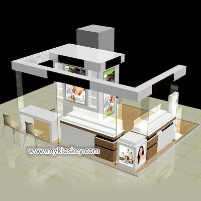 China Stylish most popular cosmetic display stand and cosmetic kiosk store furniture for shopping mall for sale