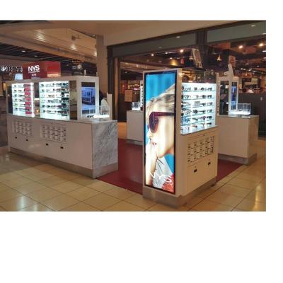 China Luxury Hot Sale Kiosk Sunglasses Glass Display for sale