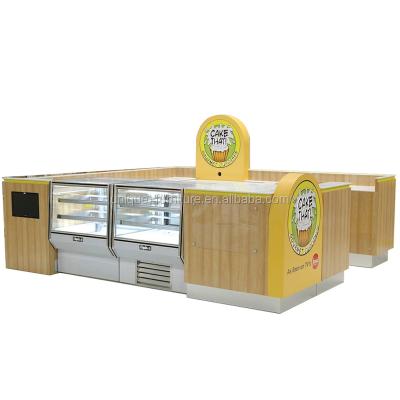 China Best selling modern attractive bakery cake kiosk for mall and cheesecake kiosk design with factory price for sale