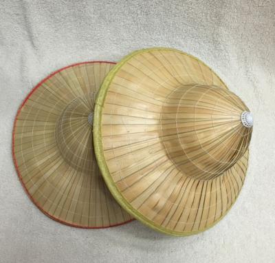 China Can put customer's logo on the hat 2019 hot sale summer hat farmers bamboo straw hats for sale