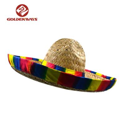 China Image Plain Peru Beige Straw Hat For Men for sale