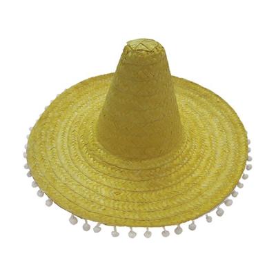 China Verified Customize Festival Unisex Wholesale Sombrero Mexican Straw Hat for sale