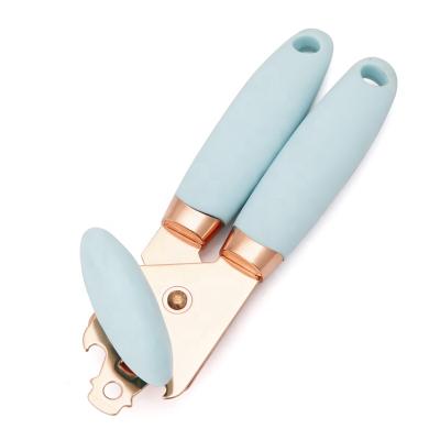 China 2022 Viable Hot Selling Rose Gold Custom Paint Titanium Can Opener For Kitchen for sale