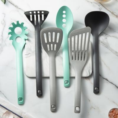 China One Piece Design Durable 6 Pieces Hot Selling Kitchen Accessories Nylon Utensils Modern And Compact Cooking Tools for sale