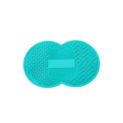 China For Home Use Price Optimization Fashion Makeup Brush Cleaning Pad Blue Cleaning Pad Makeup Brush Pad for sale