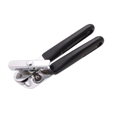 China Durable Premium Black Handle Stainless Steel Can Opener for sale