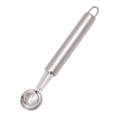 China Sustainable Hot Selling Kitchen Instrument Stainless Steel Fruit Scoop for sale