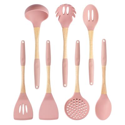 China Sustainable professional making pink cookware set cute cookware set for sale