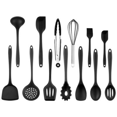 China Viable Wholesale High Quality Silicone Cooking Tool Utensil Set With Silicone Spatula for sale