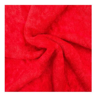 China Metallic Boucle French Terry 100% Polyester Toweling Plain Face Knit Fabric Jersey Fabric for sale