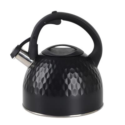 China Viable Tea Kettle Whistling Teapot 3.0L Customized Color Stainless Steel Hot Water Teapot For ALL Stovetop for sale