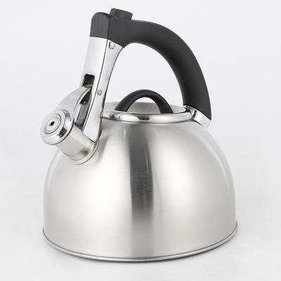 China Viable New Design on Amazon Whistling Kettle Stainless Steel Whistling Tea Kettle for sale