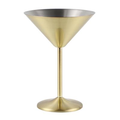 China Champagne Glass Wine Martini Glasses Custom Stainless Steel-Copper Plated CLASSIC Lace Goblets For Bar Party for sale