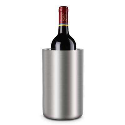 China Factory Price Viable Study Wall Mini Wine Cooler Wine Bucket Double Stainless Steel Cooler For Homeuse Barware Bar Accessories for sale